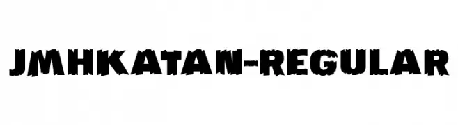 JMHKATAN-Regular  Frei Schriftart Herunterladen