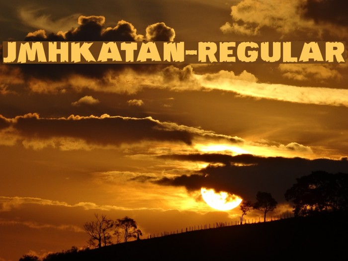 JMHKATAN-Regular Example 1