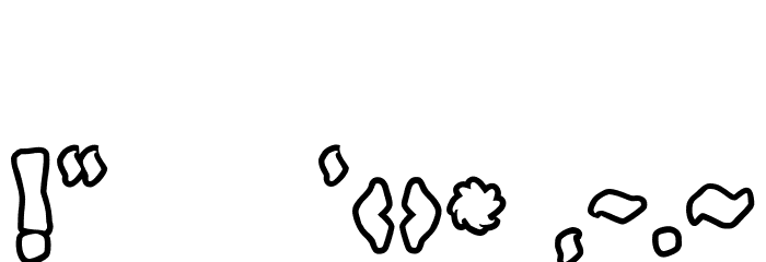 JMHKORAKOUTLINE-Regular Font OTHER CHARS