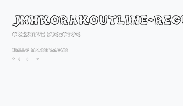 JMHKORAKOUTLINE-Regular Business Card