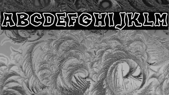 JMHKORAKOUTLINE-Regular Font examples