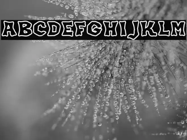 JMHKORAKOUTLINE-Regular Font examples