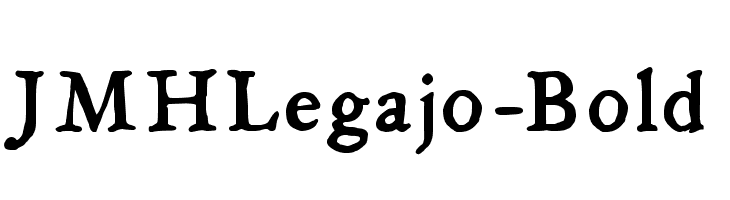 JMHLegajo-Bold Polices
