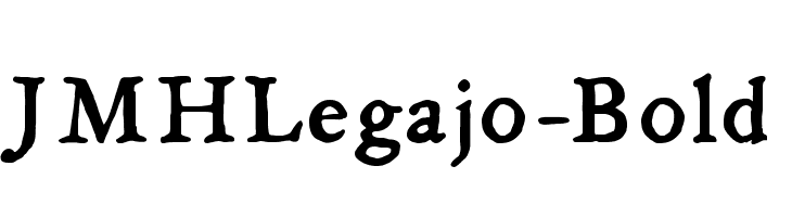 JMHLegajo-Bold फ़ॉन्ट