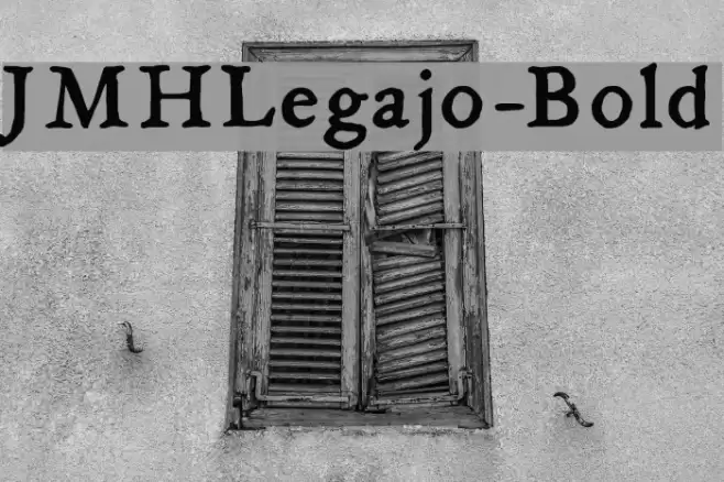 JMHLegajo-Bold Font examples