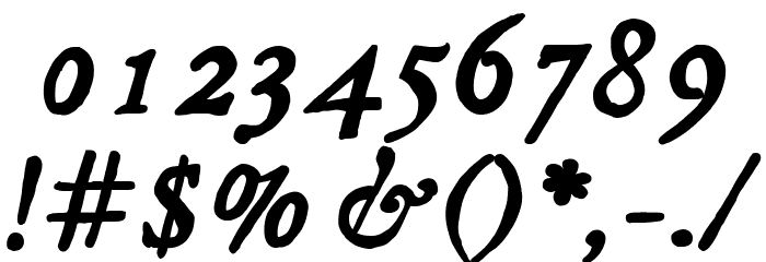 JMHLegajo-BoldItalic Font OTHER CHARS
