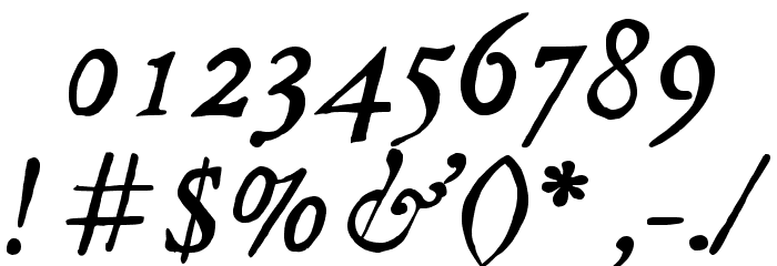 JMHLegajo-Italic Font OTHER CHARS