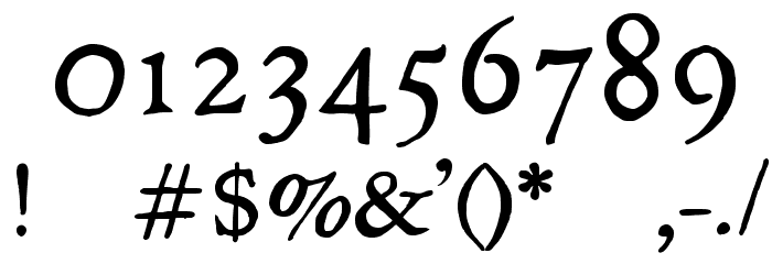 JMHLegajo-Regular Font OTHER CHARS