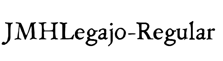 JMHLegajo-Regular फ़ॉन्ट