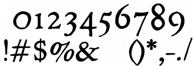 JMHLegajo-Regular Font OTHER CHARS