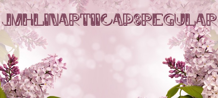 JMHLinartIICaps-Regular Font examples