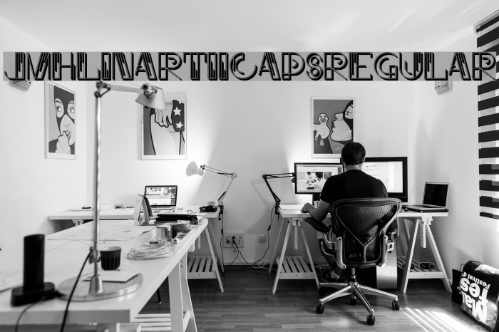 JMHLinartIICaps-Regular Font examples