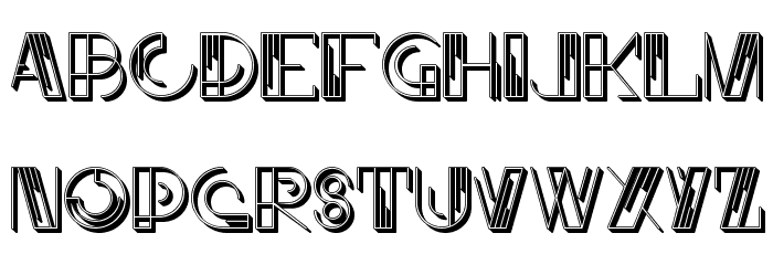 JMHLinartIICaps-Regular Font LOWERCASE