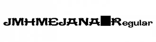 JMHMEJANA-Regular  नि: शुल्क फ़ॉन्ट्स डाउनलोड