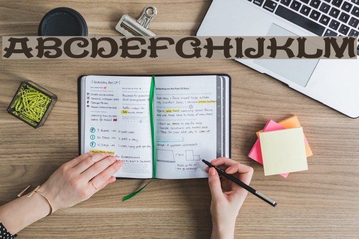JMHMEJANA-Regular Font examples