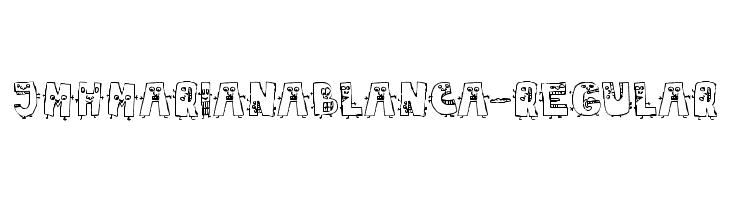 JMHMarianaBlanca-Regular फ़ॉन्ट