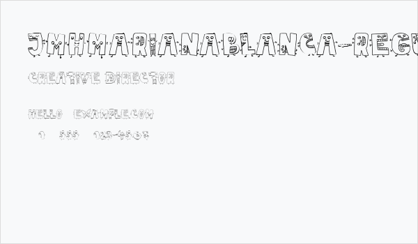 JMHMarianaBlanca-Regular Business Card