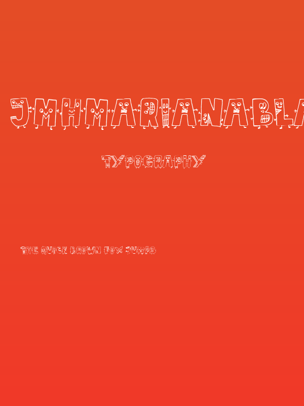 JMHMarianaBlanca-Regular Poster