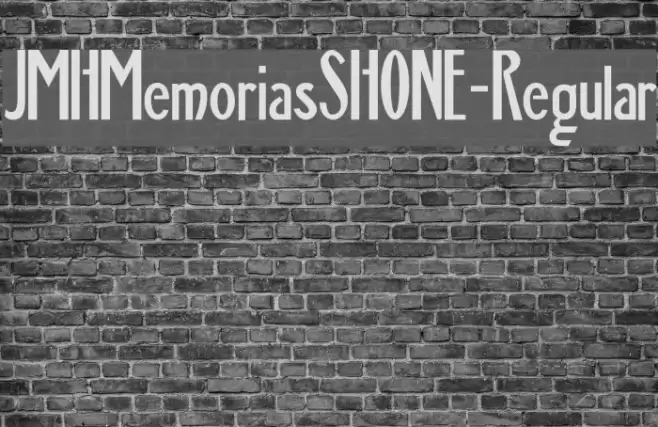 JMHMemoriasSHONE-Regular Font examples