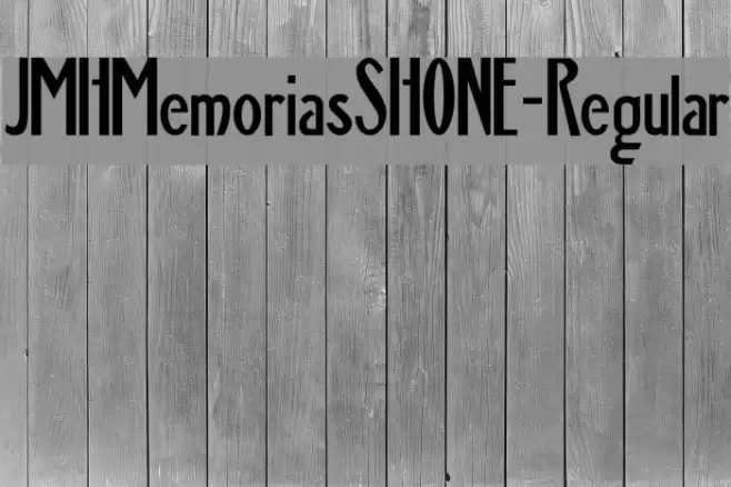 JMHMemoriasSHONE-Regular Font examples