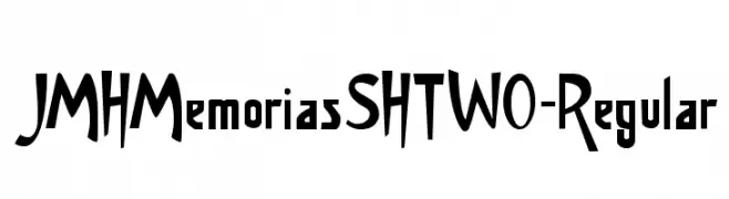 JMHMemoriasSHTWO-Regular  font caratteri gratis