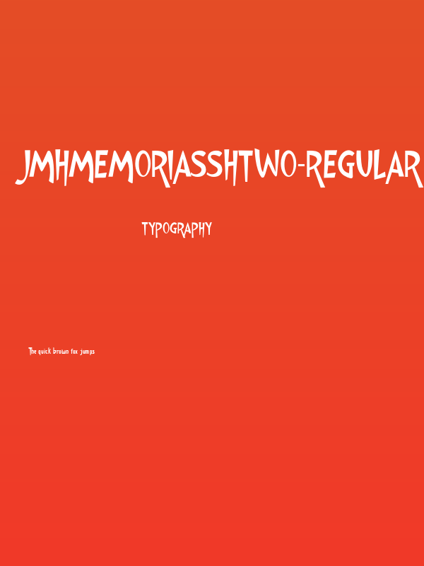 JMHMemoriasSHTWO-Regular Poster