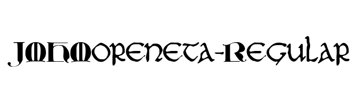 JMHMoreneta-Regular फ़ॉन्ट