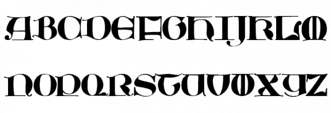 JMHMoreneta-Regular Font Litere mari