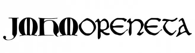 JMHMoreneta  font caratteri gratis
