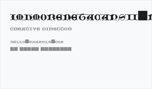 JMHMorenetaCAPSII-Regular Business Card