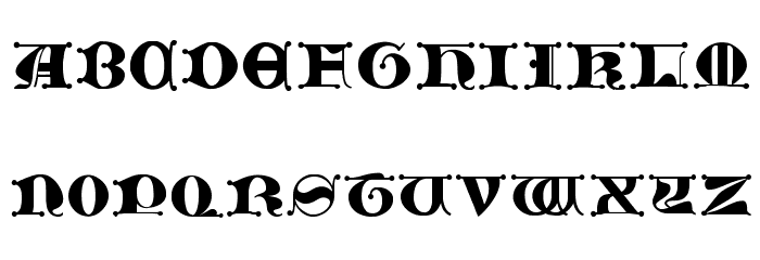 JMHMorenetaCAPSII-Regular Font LOWERCASE