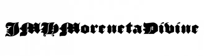 JMHMorenetaDivine  Free Fonts Download