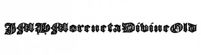 JMHMorenetaDivineOld  Free Fonts Download