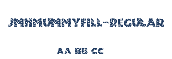 JMHMummyFill-Regular Font Preview