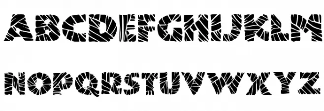 JMHMummyFill-Regular Font LOWERCASE