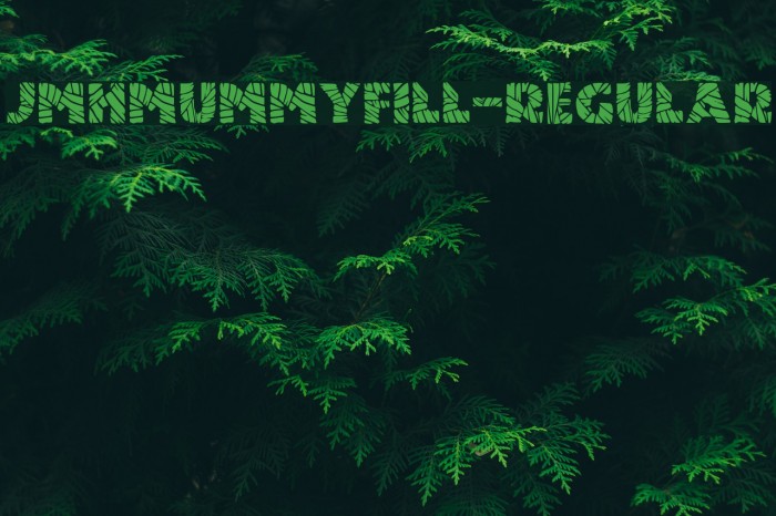 JMHMummyFill-Regular Example 1