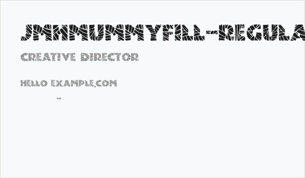 JMHMummyFill-Regular Business Card