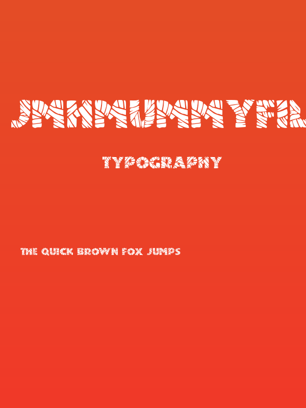 JMHMummyFill-Regular Poster