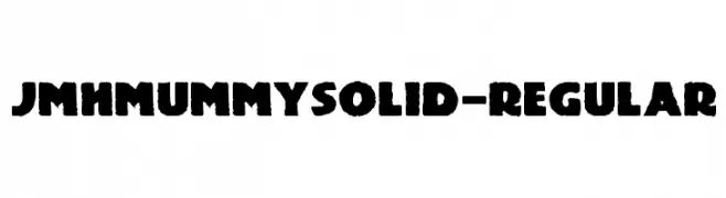 JMHMummySolid-Regular  les polices de caractères gratuit tlcharger