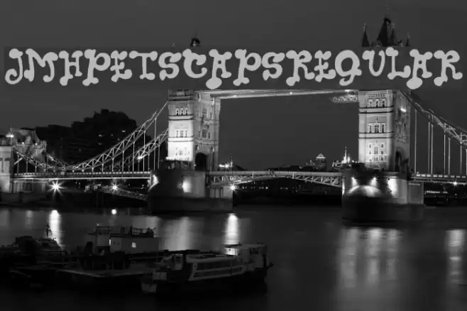 JMHPETSCAPS-Regular Font examples