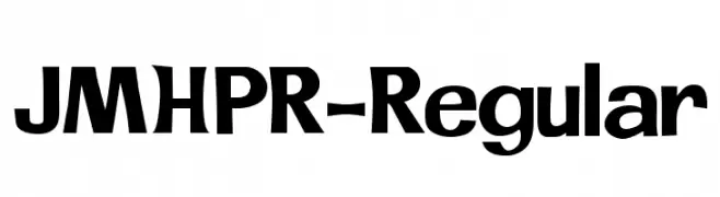 JMHPR-Regular  Frei Schriftart Herunterladen