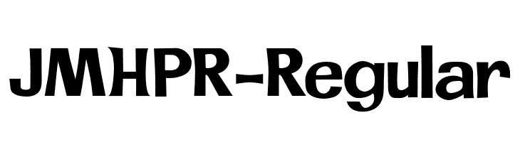 JMHPR-Regular  免费字体下载