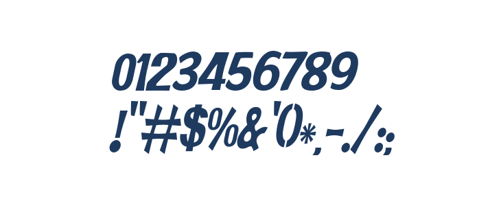 JMHPRCOND-Italic Other Characters