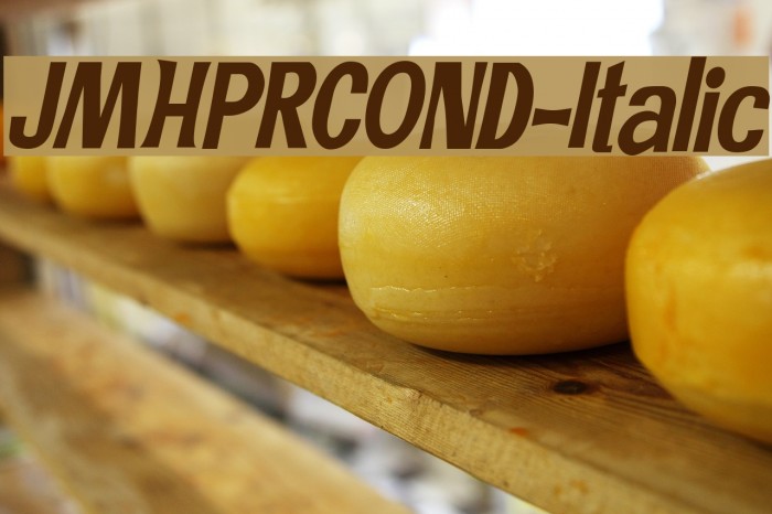 JMHPRCOND-Italic Example 2