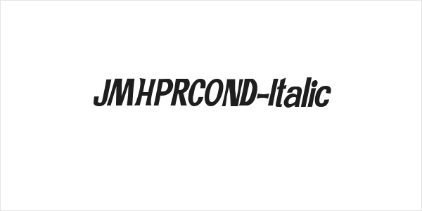 JMHPRCOND-Italic Logo