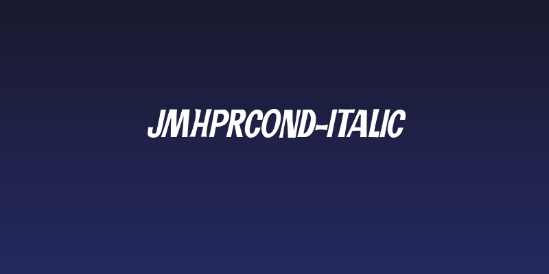 JMHPRCOND-Italic Social Header