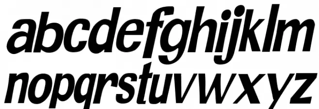 JMHPRCOND-Italic Schriftart Kleinbuchstaben