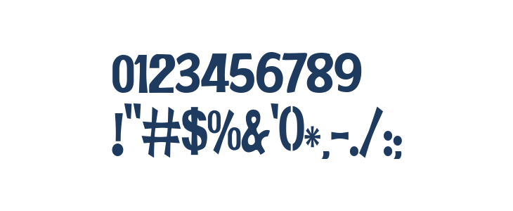 JMHPRCOND-Regular Other Characters