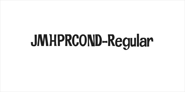 JMHPRCOND-Regular Logo
