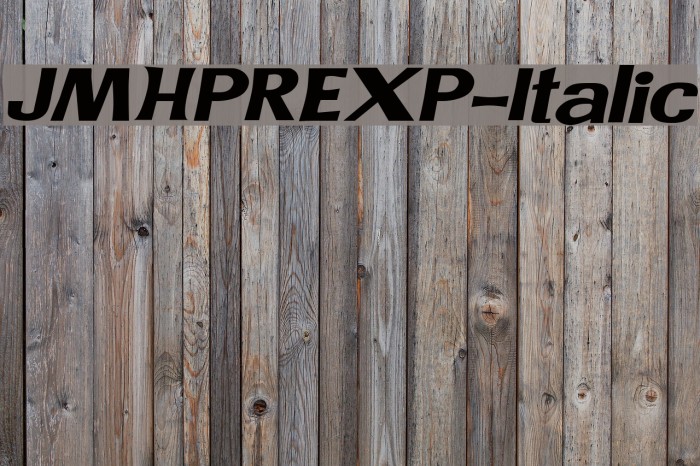JMHPREXP-Italic Example 1